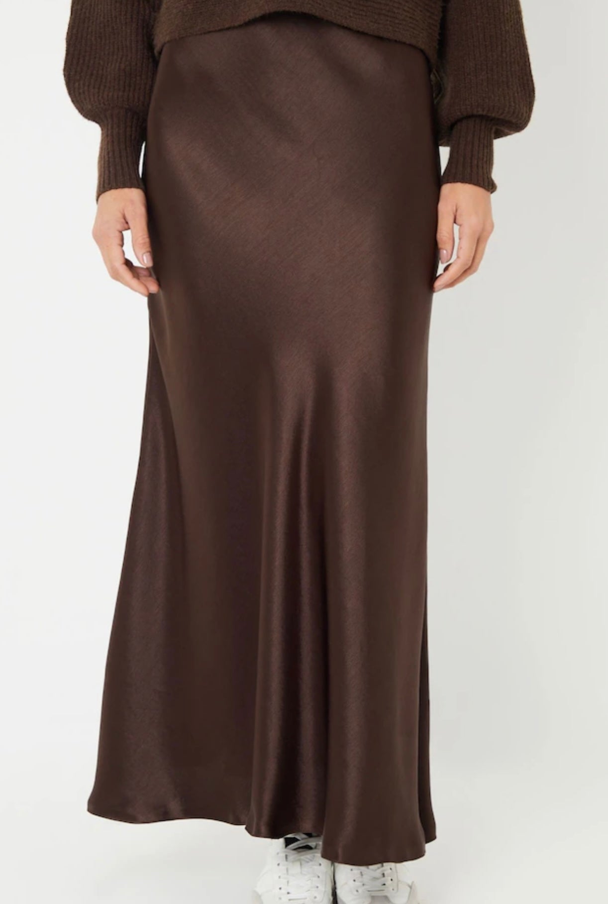 Satin skirt